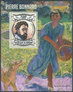 Burundi 2013 MNH Art Stamps Pierre Bonnard Paintings French Painter 1v S/S