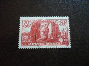 Stamps - France - Scott# B82 - Used Set of 1 Stamp