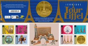 Scott #6447-54a Eiffel Tower MNH