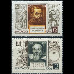 RUSSIA 1964 - Scott# 2985-6 Famous Persons Set of 2 NH