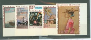 French Polynesia #C63-C67  Single (Complete Set) (Paintings)