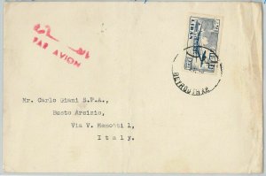 50186 - LEBANON Lebanon -- POSTAL HISTORY: AIRMAIL COVER to ITALY 1959 