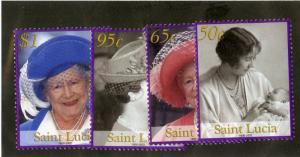 ST LUCIA 1155-1158 MNH SCV $5.00 BIN $2.75 ROYALTY