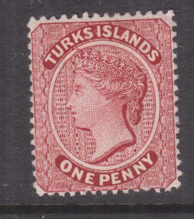 TURKS ISLANDS, 1889 1d. Lake, lhm.