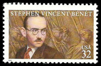 PCBstamps   US #3221 32c Stephen Vincent Benet, MNH, (6)