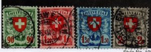 Switzerland 200-203 Used Set