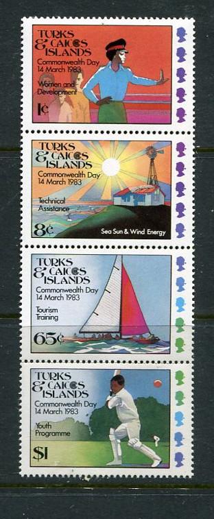 Turks % Caicos Is #555-8 Mint