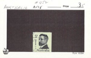 Australia 452 Used Watson 1 1969 (SC0_514)