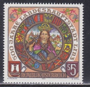 Austria # 1490, City of Linz 500th Anniversary, Mint NH