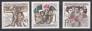 Czechoslovakia Scott 1992-1994 1975 MNH