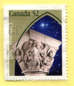1586as Canada 52c Christmas '95, used bklt sgl