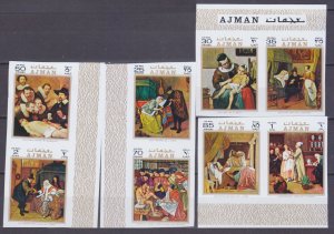 1971 Ajman 710-717bPaar Painting 11,00 €