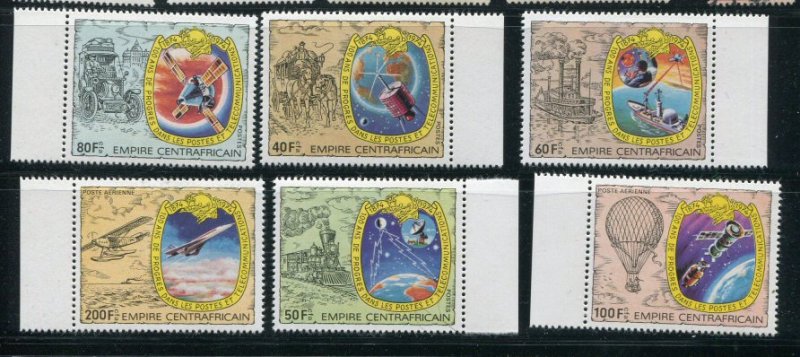 Central African Republic #333-6 C191-2 MNH