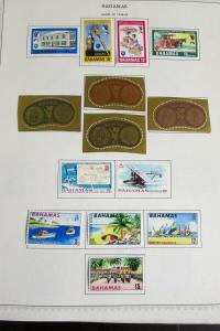 Bahamas Stamp Collection Mint & Used on Minkus Pages