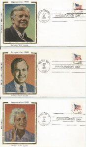 Reagan Inaugural cover set Colorano 9 covers