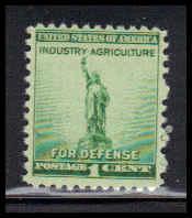  899 1c Statue Of Liberty Just Clears MNH W4497