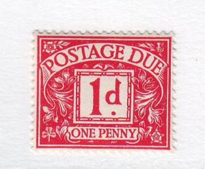 Great Britain ScJ19 1937 1 d postage due stamp mint