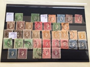 Greece 1861 to 1888 mounted mint & used stamps A12813