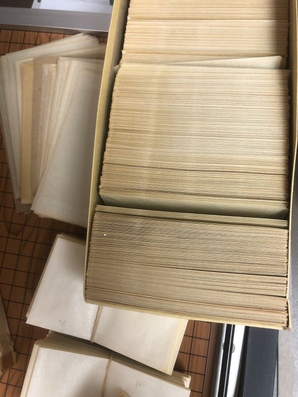 Assortment Of Glassine Envelopes  #1’s, 4’s,6’s 2700+