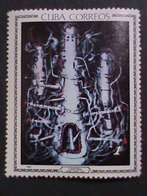 ​CUBA-1967 SC# 1202-6 FAMOUS PAINTINGS-SPRING-BY JORGE ARCHE- MNH STAMPS-VF