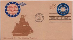 United States, First Day Cover, Postal Stationery, Ships