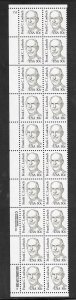 #1864A MNH Plate Block Strip of 20