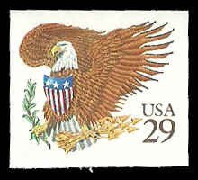 PCBstamps   US #2595 Bk Sgl 29c Liberty & Eagle, brown, MNH, (12)