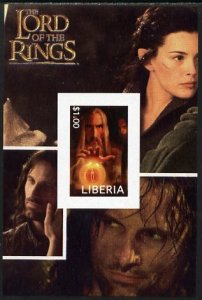 Liberia 2003 Lord of the Rings #5 imperf s/sheet unmounte...