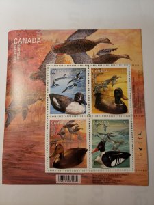 Canada 2006 # 2166b Duck Decoys MNH  souvenir sheet