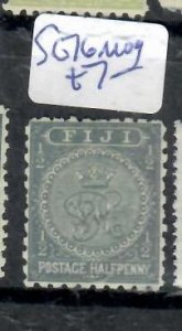 FIJI ISLANDS  1/2D SG 76   MOG       P0303A H