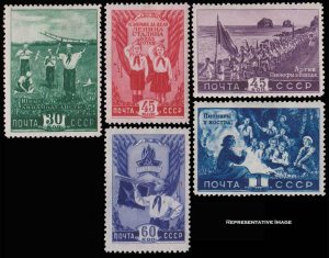 Russia Scott 1284-1288 Unused lightly hinged.