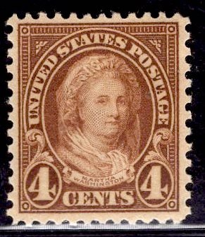 US Stamp #636 4c Washington MINT Hinged SCV $1.90