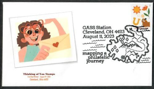 5804 - FDC - Thinking of You - Wally Jr.  Cachet - G.A.S.S. Station