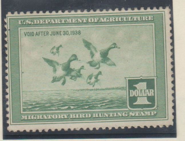 U.S. Scott #RW4 Duck Stamp - Mint Single