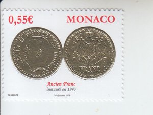 2008 Monaco  1943 Franc (Scott 2513) MNH