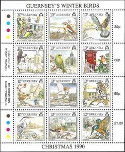 Guernsey 445 - MNH - Birds - scv $4.25