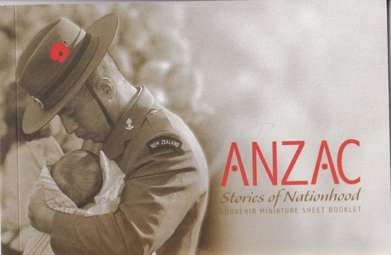 NEW ZEALAND SG SP9 ANZAC STORIES OF NATIONHOOD PRESTIGE BOOKLET CAT VAL $46+