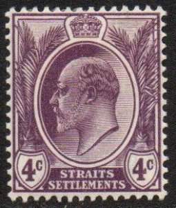 Straits Settlements Sc #112 Mint Hinged