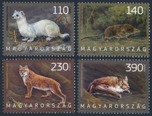 Hungary 4274-4277,4278,MNH. Wild mammals,2013.