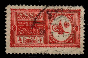 Saudi Arabia, Hejaz Scott 139 Used stamp