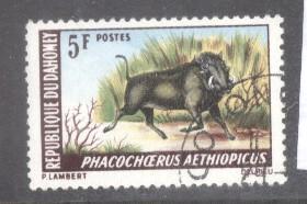 Dahomey 1969 Animals, used   AE.230