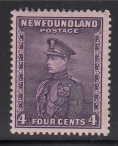 Newfoundland 1932-37 MH Scott #188 4c Prince of Wales, purple