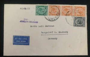 1933 Mwatati Kenya Early Airmail Cover To Hamburg Germany Via Brindisi