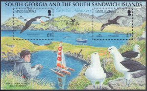 South Georgia #339-343, Complete Set(5), 2006, Birds, Polar, Never Hinged