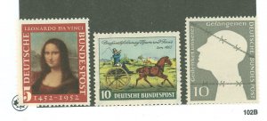 Germany #687/692/697