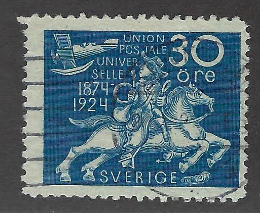 Sweden SC#218 Used F-VF SCV$32.50...Fill key spots!