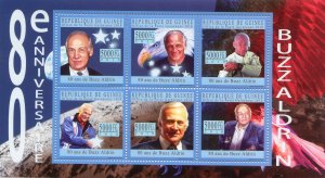 Guinea 2010 SPACE BUZZ ALDRIN Sheet Perforated Mint (NH)