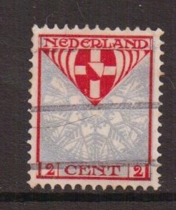 Netherlands  #B12  used  1926   Provincial Arms  2c