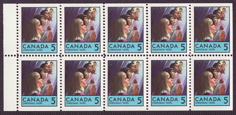 Canada #502a MNH booklet pane