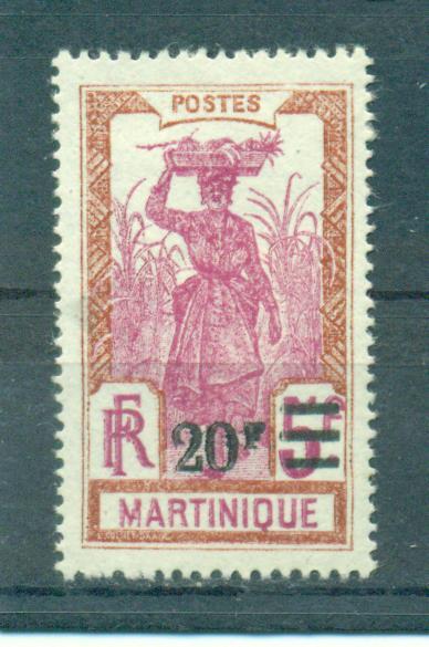 Martinique sc# 128 mh cat value $18.50